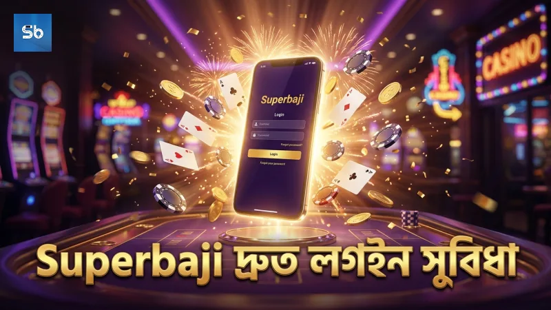 Superbaji-তে মেগা এসির দ্রুত লগইন সুবিধা নিশ্চিত করে
