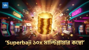 Superbaji-এর ১০x মাল্টিপ্লায়ার ও গোল্ডেন কার্ড কম্বো কার্যপ্রণালী