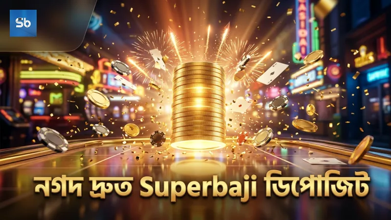 নগদ ব্যবহারে ইনস্ট্যান্ট Superbaji ডিপোজিট নিশ্চিতকরণ