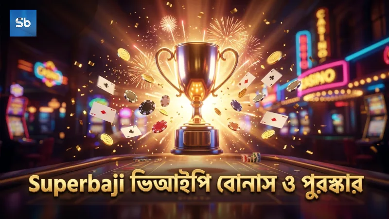 Superbaji ভিআইপি স্তরের সর্বোচ্চ বোনাস ও পুরস্কার।